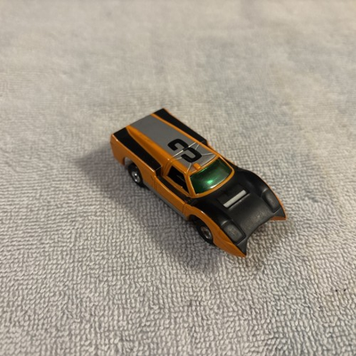 #ad #ad Aurora Thunderjet Ford J running chassis orange and black ￼ $39.50