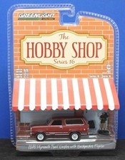 1/64 Greenlight 1978 Plymouth Trail Duster with Traeler Figure