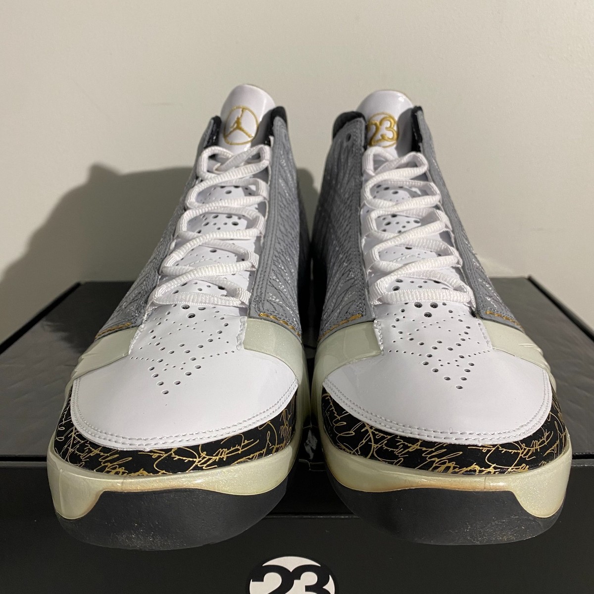 Jordan 23 White Stealth Size 12 VNDS 318376-102 Jordan 23 OG GS  main image 3