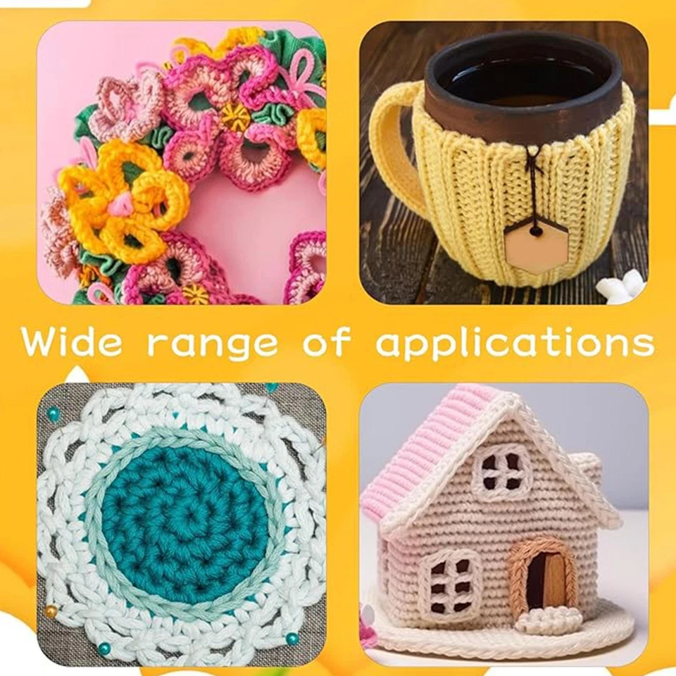 Yarn Set Colorful Large-Eye Tapestry Needle Darning Kit Portable Sewing Kit - image 4 of 4