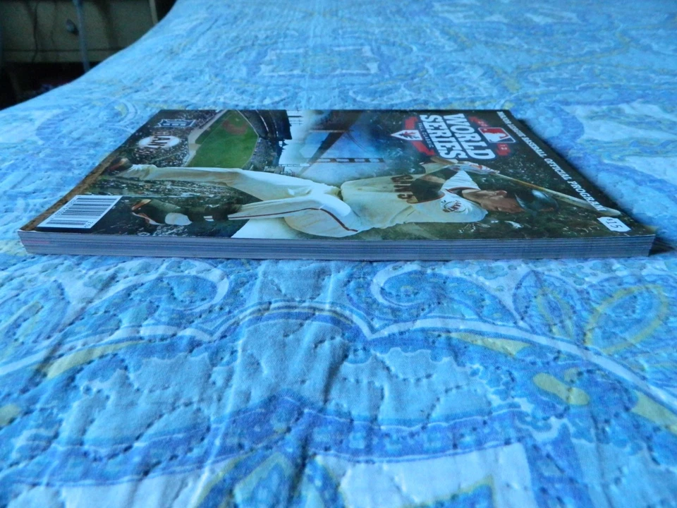 2012 World Series Major League Baseball Program Buster Posey San Francisco Giant - Image 4 of 4