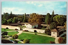 California CA Sacramento Sutter's Fort Aerial View Unused Postcard, B31