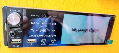 Blurred Vision Audio BV-MP5-P5132BT Single Din Touch Screen Radio