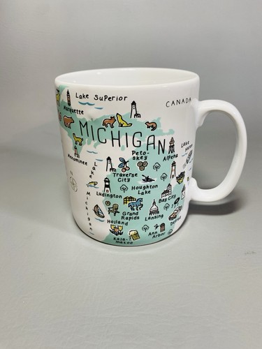 Michigan Great Lakes Upper Peninsula 24 Oz 222 Fifth My Place Jumbo Coffee Mug