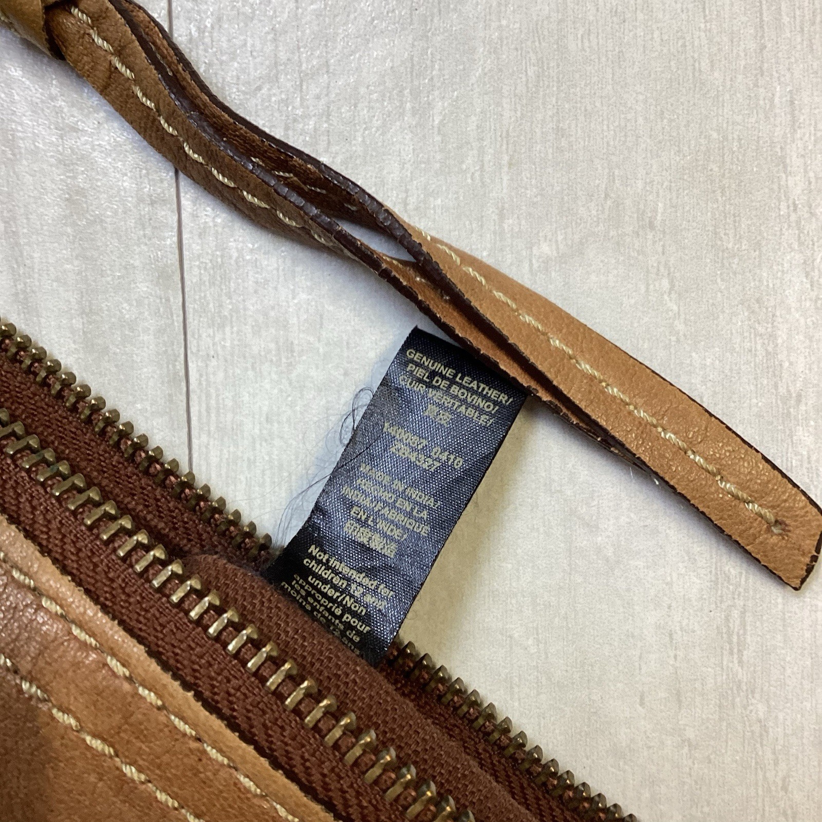 FOSSIL Leather Suede Lyla Patchwork Crossbody Sho… - image 4