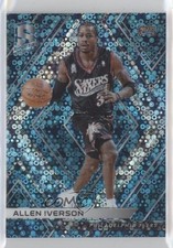 2017-18 Panini Spectra Neon Blue Prizm 71/99 Allen Iverson #94 HOF 12kd