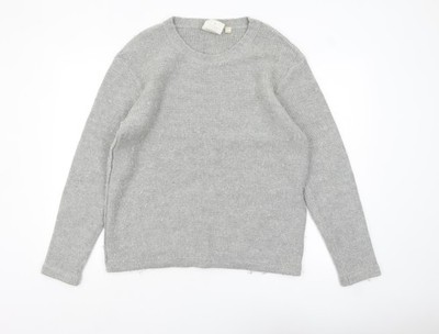 Cheap Monday Herren Pullover Grau Wollmischung Rundhals Größe L