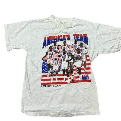Vintage USA Olympic basketball Dream Team 90s single stitch T-shirt