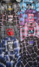 Dixxon Mens Flannels Size Medium Lot Of 8 Colab Flannel