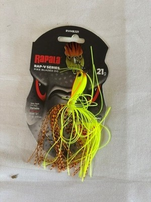 Rapala Rap-V-Series Pike Bladed Jig Fire Tiger 21g