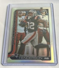 2025 Topps Chrome TreVeyon Henderson Refractor #328 (RC) NE Patriots