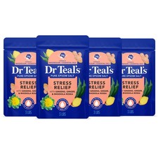 Dr Teal's Epsom Salt Magnesium Soak with Ginseng  Ginger Essential Oils, 3 lbs