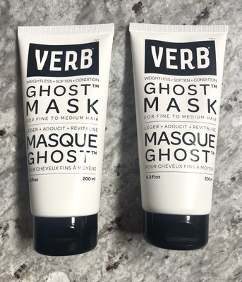 2-Pack VERB Ghost Hair Mask Deep Hair Conditioner for Fine to Medium Hair - NEW