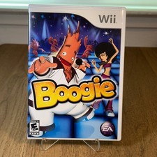 Boogie Nintendo Wii Case and Disc Tested Authentic EA Music Dance Game - No Mic