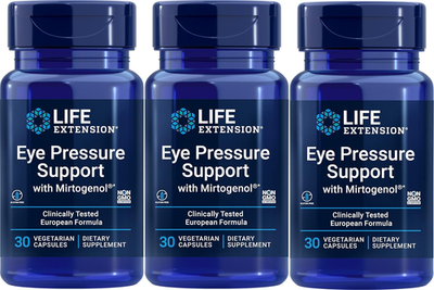 #ad Life Extension Eye Pressure Support with MirtogenolVcaps 30 Count Pack of 3 $140.99