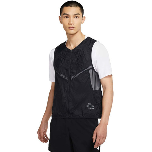 Mens Nike Running Division Running Vest Black DA1319 Size Small - Picture 1 of 6