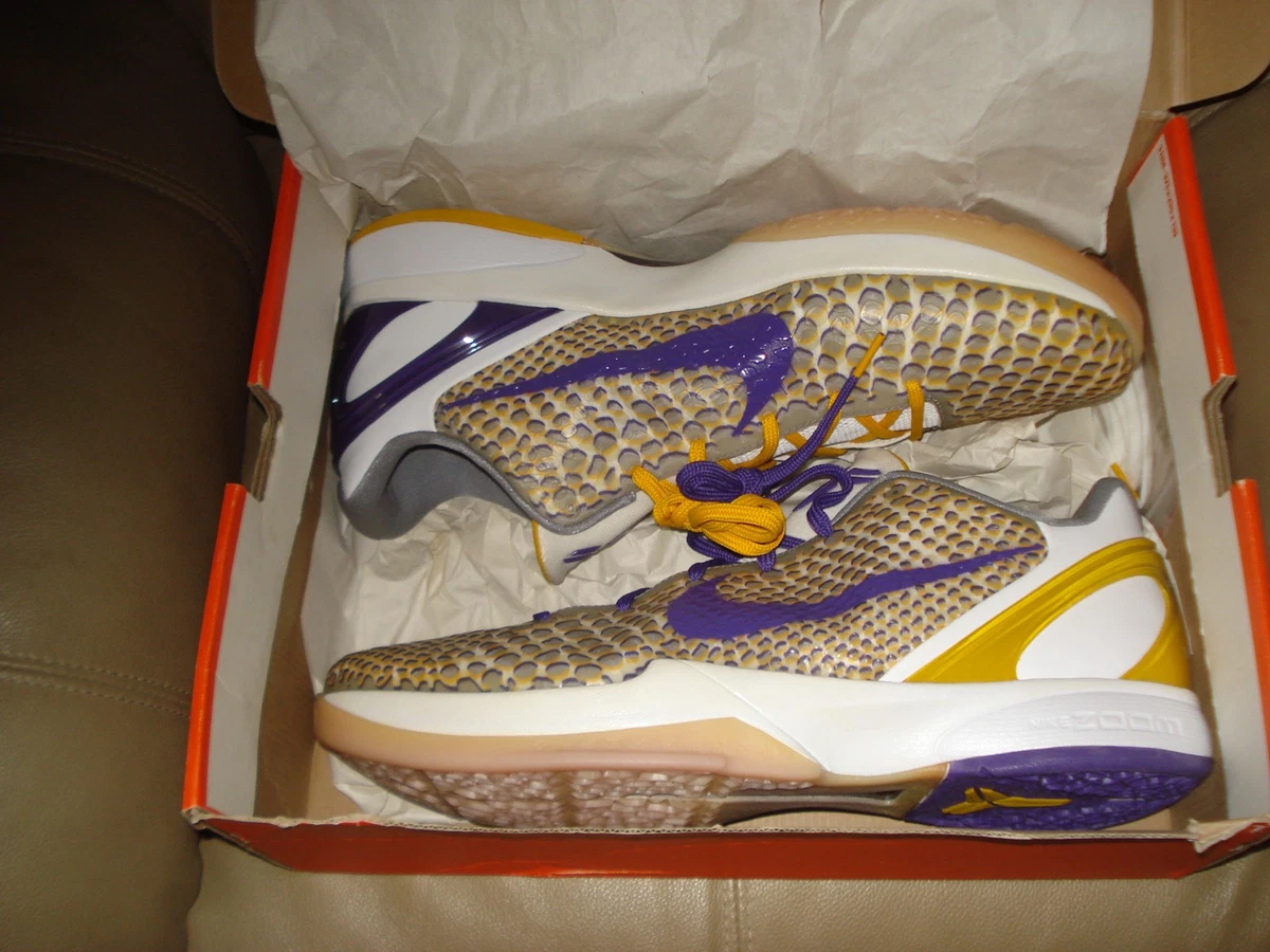 Nike Zoom Kobe 6 3D Lakers for Sale | Authenticity Guaranteed | eBay