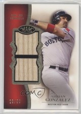 2012 Topps Tier One Top Shelf Relics Dual 23/50 Adrian Gonzalez #TSDR-AG 0aa
