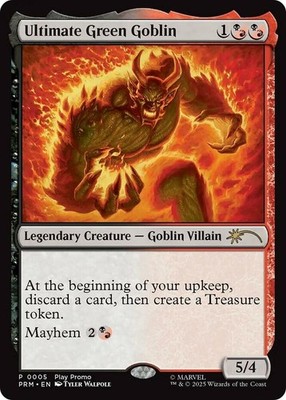 Ultimate Green Goblin - Play Promo Light Play, English Magic the Gathering MTG M