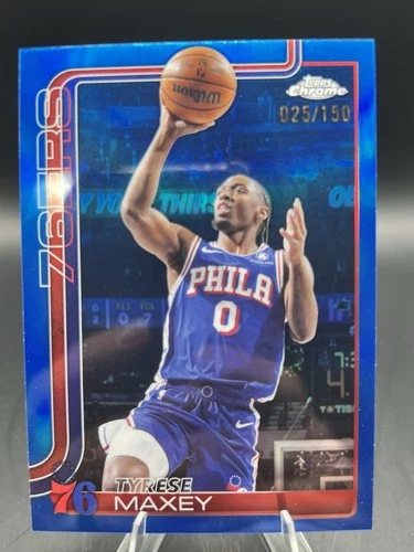 2025 Topps Tyrese Maxey Base (Raw)