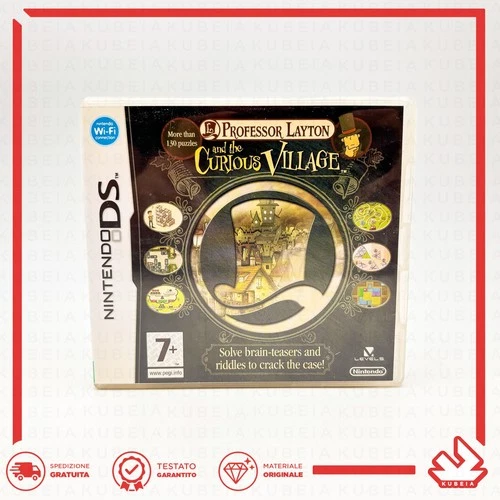 PROFESSOR LAYTON AND THE LAND OF MYSTERIES - ITA - ORIGINAL - NINTENDO DS 2DS 3DS