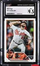 2023 Topps Series 1 Jordan Lyles Baltimore Orioles #212  3 Card Lot CGC 9.5