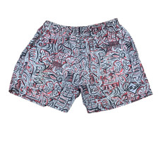VTG Ocean Pacific OP Swim Trunks Shorts Men's Large Nylon Lined Abstract 90s