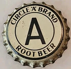 Vintage Circle A Brand A Root Beer Cork Lined Bottle Cap Crown Unused