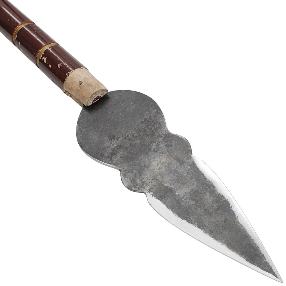 ARMORY REPLICA Hand-Forged Spear Head Blade Carbon Steel Viking Medieval Polearm Weapon Sharp