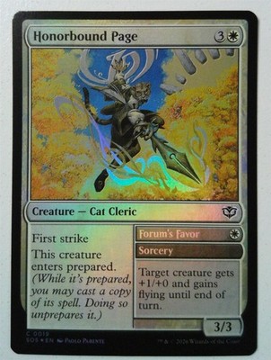 Honorbound Page *FOIL Common* Magic MtG x1 Secrets of Strixhaven