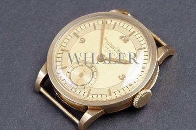 1930s IWC Double Signed Gold Dial Mint Condition