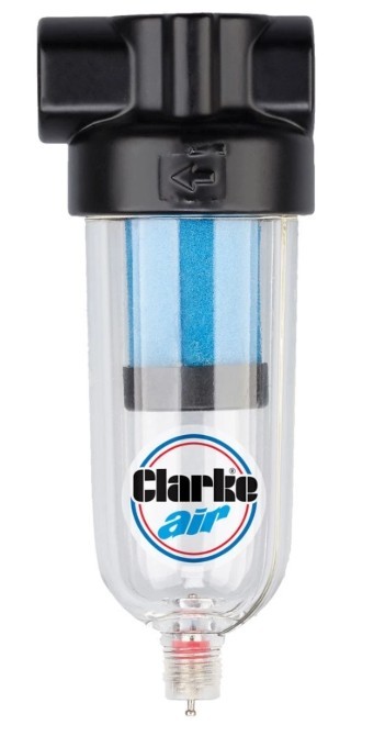 Clarke CAT180 1/4"" Mini Coalescing Air Filter Compressor Airline Sample