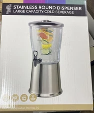 Service Ideas CBDRT3SS BPA Free 3 Gallon Infuser Dispenser