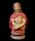 antique MANUFATTO 1600 papier-mâché ECCE HOMO