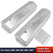 For Chevy Small Block 350 1987-1997 Fabricated Tall Valve Covers Wcenter Bolt