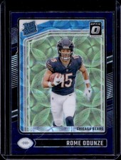 2024 Donruss Optic Rome Odunze Purple Shock Rated Rookie #286 Bears