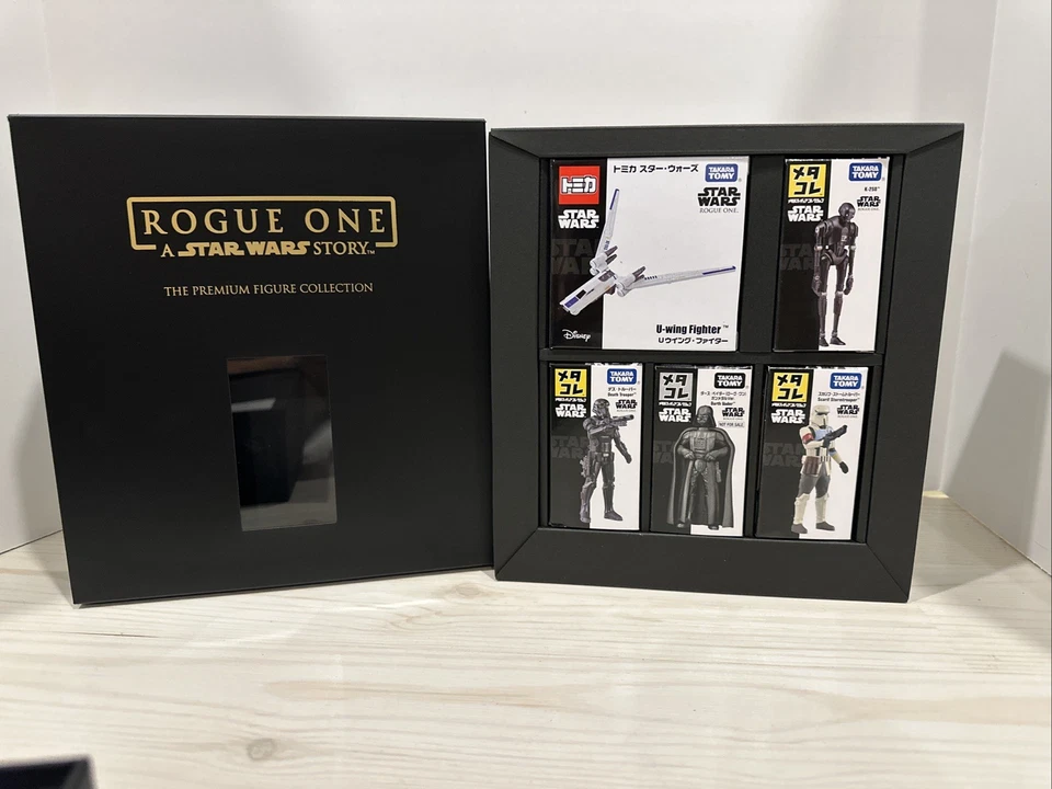 Star Wars Takara Tomy Metal Collection Rogue One Darth Vader Gunmetal 5pc Set - Image 4 of 4