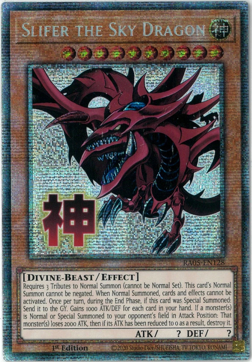 Slifer The Sky Dragon RA05-EN128 Rarity Collection 5 for sale | eBay
