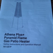 Athena Plus Pyramid Flame Gas Patio Heatet