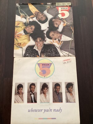 2 x Five 5 Star 7'' Singles Find The Time & Whenever You're Ready Cleaned Tested