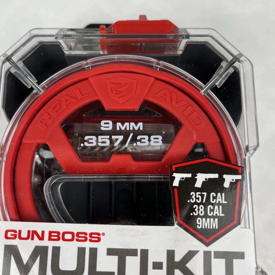 Real Avid Gun Boss .357, .38, 9MM Multi-Kit Double Duty Home And Field Cleaning - Image 4 of 4