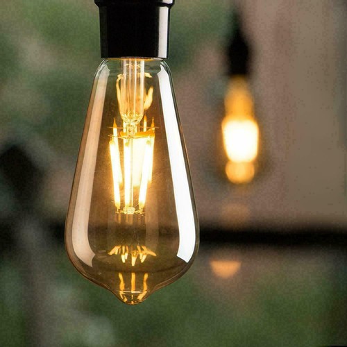 Vintage Retro Style Industrial E27 ST64 4W LED Filament Edison Lamp Light Bulb - Picture 2 of 24