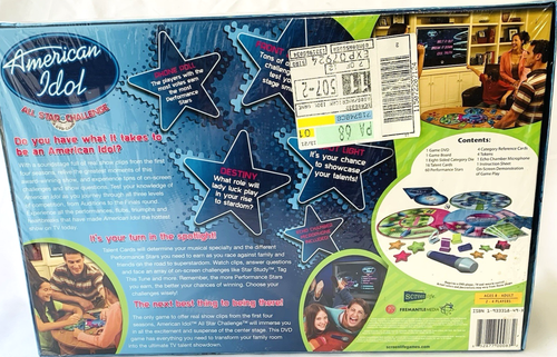 American Idol All Star Challenge El Juego DVD por Screenlife -Nuevo Precintado - Imagen 3 de 4