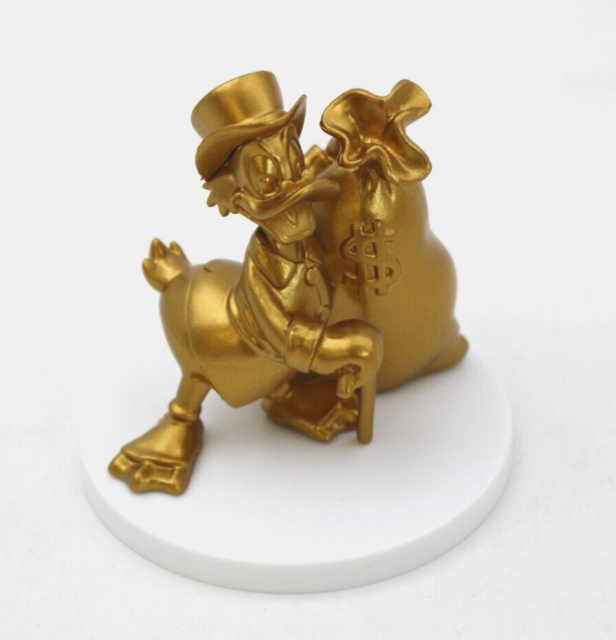 Dagobert Duck goldfarben -- Grani Partners Disney Mickey Mouse and Friends 7cm
