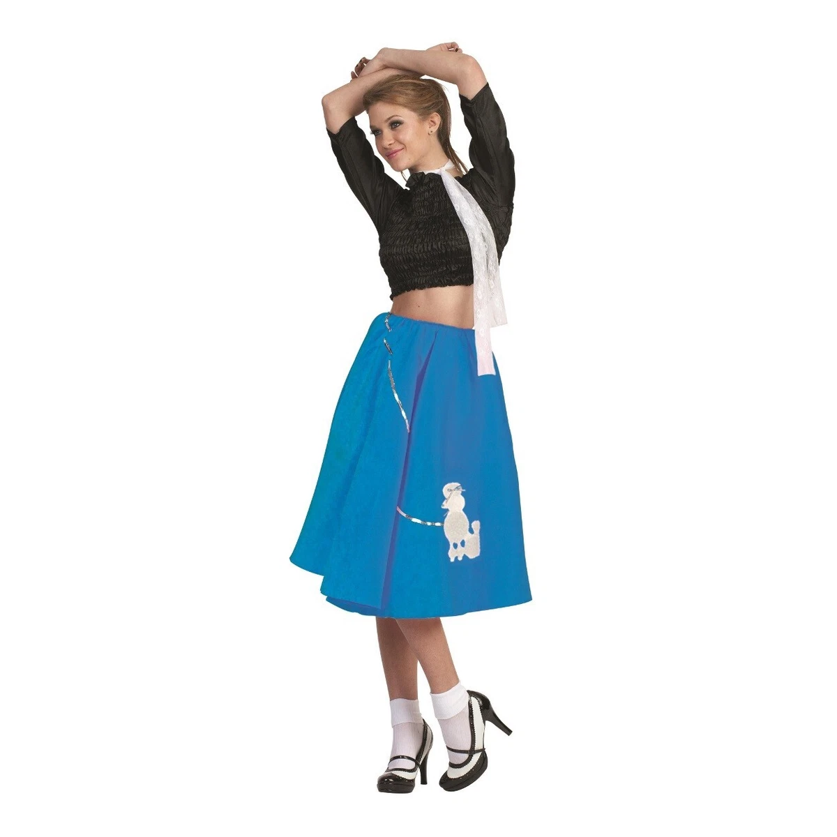 Grease 50's Sweetheart Poodle Skirt Plus Size Adult Halloween Costume