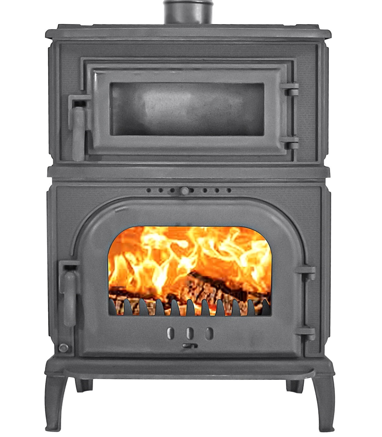 Preston 13Kw Wood/Multifuel Burning Stove with Oven eBay