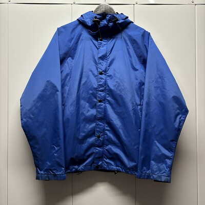 THE NORTH FACE GORE-TEXジャケット 青 The North Face Rain Jacket Full Zip Windbreaker Blue USA Made Gore