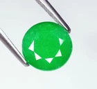 2.87 Ct Loose Certified Gemstone Natural Green Emerald Untreated Round Cut Gems