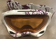 Oakley Snow/Ski/Snowboard Goggles-Winter Sports Unisex(White/Purple) Amber Lens