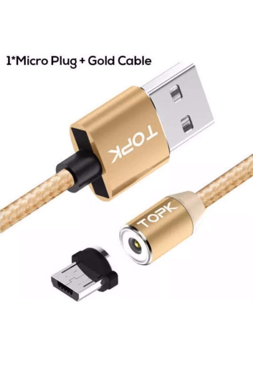 TOPK Strong Magnetic+360°Rotation Fast Charging Charger Cable